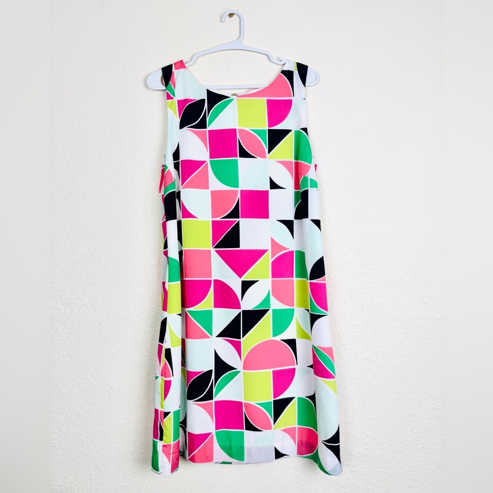 Crown & Ivy Colorful Geometric Women’s Dress size 14
